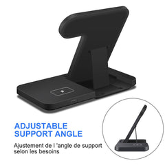 3-in-1 Wireless Fast Charger Dock Station